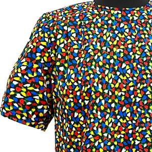 Vintage colorful Confetti Blouse